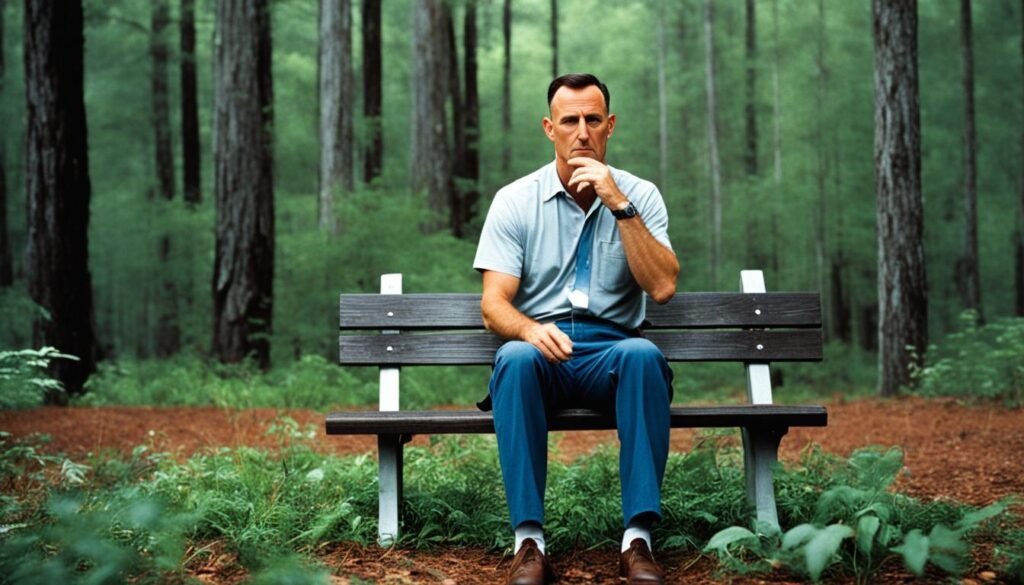 Forrest and Jenny in Forrest Gump