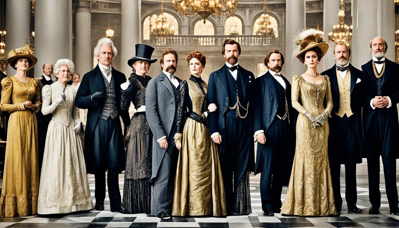 the gilded age cast and characters heights ages